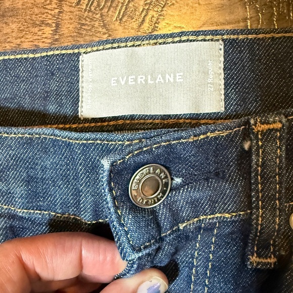 Everlane Kick Crop Jean with Raw Hem Size 27 - Picture 3 of 7